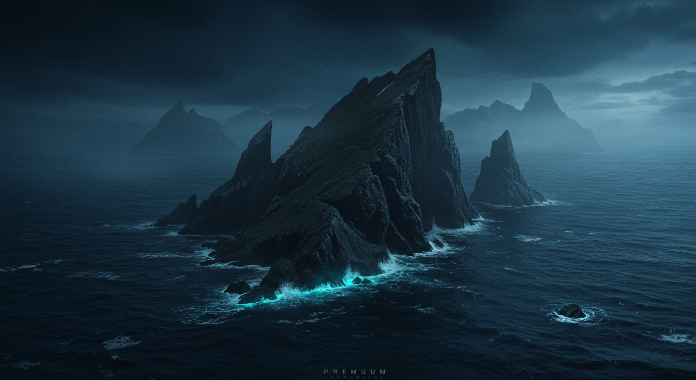 Dark stormy Hopium Island